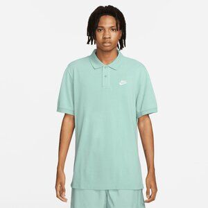 Nike Sportswear Mens Jersey Cotton Short Sleeve Polo Shirt Mineral Green Large